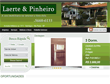 Tablet Screenshot of laerteepinheiro.com.br